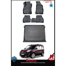 Rizline Fiat Doblo 2010-2022 Combi Easy Bagaj Havuzu ve Havuzlu Paspas