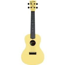 Kala Waterman Recycled Concert Ukulele (Starlight Yellow - Glow In The Dark)