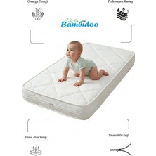 Bamgidoo Mobilya Ortopedik Sünger Yatak 13 cm Yıkanabilir Kılıflı Park Beşik Bebek - Çocuk Yatağı