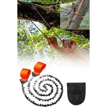 Tonkut Mini Kamp Cep Testeresi – Taşınabilir Zincir El Testeresi, Outdoor ve Kamp Için Çok Fonksiyonlu