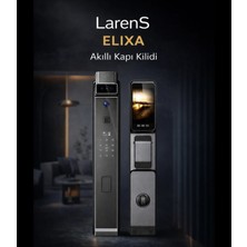 Larens Elixa F7 Pro Akıllı Kapı Kilidi – Yüz Tanıma, Parmak Izi, Şifre, Kart ve Tuya Uygulama Destekli