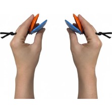 Çocuk Ritim Kastanyeti – Turuncu Mavi (3+ Yaş) Parmak Kastaniyet