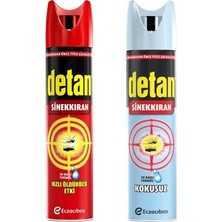 Detan Sinekkıran Su Bazlı + Kokusuz Sinekkıran 275 ml 2'li