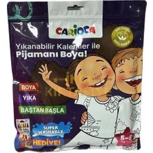 Carioca Boyanabilir Pijama 5-6 Yaş -Keçeli Kalem Hediyeli