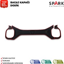 Spark Oto Aksesuar Dacia Duster 2018-2024 Yıl Aralığı Uyumlu Bagaj Kapağı Dodik 3 Parça