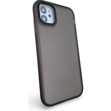 Epro iPhone 11 Uyumlu Mat Yüzeyli Tam Korumalı Metal Tuşlu Kamera Koruma Çıkıntılı Sert Esnek Lüks Kılıf