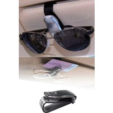 Tonkut Araba Gözlük Tutacağı Klips Araç Içi Güneşlik Gözlük ve Kart Tutucu Mandal