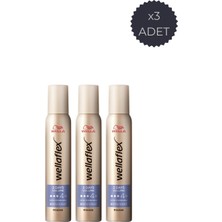 Duy Wellaflex 2 Days Volume 3'lü 2 Gün Boyunca Hacim Veren Saç Köpüğü Extra Strong Hold 200 ml X3 Adet - 4/5 Hold