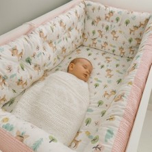 Jaju Baby (4 Kenar) Ceylan Pembe Pike Kumaş Kenar Koruma Özel Ölçü 60x120