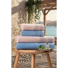 Cotton Queen Fella Premium 4'lü Banyo Seti