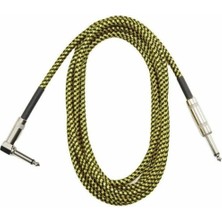 Valencia DRCA2YW Gitar Kablo Gürültüsüz (Noisless) 3m Sarı