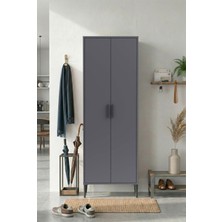 Sarmobi Harmony Ayakkabılık 65X190X37 cm Antrasit– Modern Tasarım