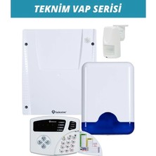 Teknim VAP404PT 4 + 4 Zonlu Gelismis Alarm Seti
