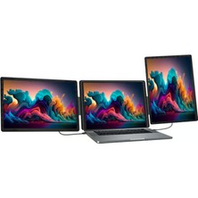 Trimonitör 16″ Horizon Taşınabilir İkili Monitör (Çift Kablolu)