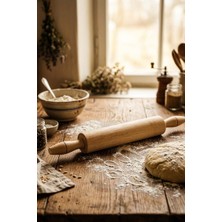 Bambuland Bambu Hamur Merdanesi 46 cm – Ahşap Hamur Açma Merdanesi