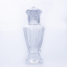 Omeyva Doldurulabilir Plastik Şeffaf Kapaklı Tıpalı Kolonya Şişesi - 50 Ml. - 10 Cm. - 1 Adet