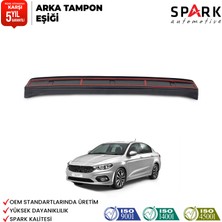 Spark Oto Aksesuar Fiat Egea 2015- Yılı ve Sonrası Uyumlu Arka Tampon Eşiği Parlak