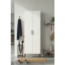 Sarmobi Harmony Ayakkabılık 65X190X37 cm Beyaz – Modern Tasarım