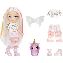 Rainbow High Littles Opal Raine Gökkuşağı Perisi Bebek ve Evcil Hayvan 14 cm