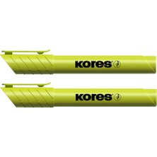 Kores High Liner Plus Sarı Fosforlu Kalem (12'li Ekonomik Kutu)