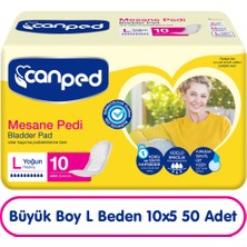 Canped Mesane Pedi L Beden Yoğun 10X5 50 Adet