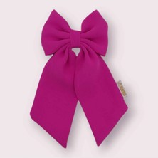 Minval Pembe 7 cm Otomatik Metal Klipsli Fiyonk Toka