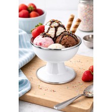 Pr Home Emaye Dondurma Kasesi Beyaz