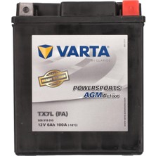 Motostart Varta TX7L Fa Agm 12 V 6 Amper 100 A (YTX7L) Honda Pcx 125 2014-2025