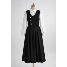 Nirva Butik Düğmeli Tesettür Jile