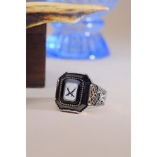 INNUENDO JEWELRY 925 Ayar Gümüş Oniks Erkek Yüzük