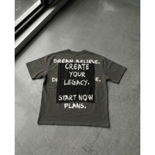 Aphelios "create Your Legacy" Baskılı Streetwear Oversize T-Shirt