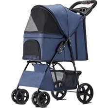 Zampa Favorite Kedi Köpek Arabası Lacivert SP02PN 46X78X99 cm