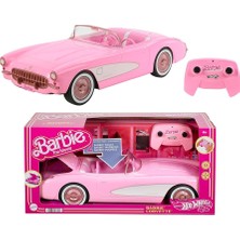 Barbie Hot Wheels Rc Corvette (Filmden Ilham Alınmış), Tam Fonksiyonlu Uzaktan Kumandalı Oyuncak Araba, 2 Bebek Taşıyabilir