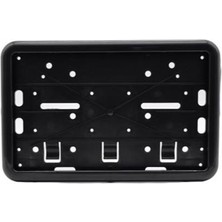 Temiz Pazar Plaka Altı Kare 24X15 Motor Çerçeveli Siyah