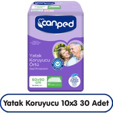 Canped Yatak Koruyucu Örtü 10X3 30 Adet