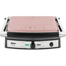 Fakir 2000 Watt Güçlü Motor Kapasitesine Sahip 6 Dilim Geniş Tost Kapasiteli Özel Yağ Toplama Hazneli 180 Derece Tam Açılabilir Elektrikli Izgara Özellikli Çıkarılabilir Plakalı Yanmaz Yapışmaz