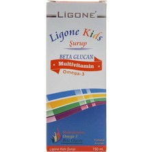 RCFARMA Ligone Kids 150 ml Multivitamin Şurup Türkiye Menşeli 2 Yaş İçin Portakal Aromalı
