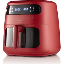 Arzum AR2076-K Airtasty Smart Air Fryer 7.5 Lt Kırmızı Yağsız Fritöz Outlet Teşhir Ürün