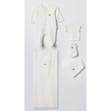 CiccimBaby Ciccim Baby Hastane Çıkışı 5li Tulumlu Safari Tour Ekru