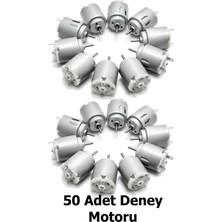 CHESTER Dc Motor 3V-6V Mikro Hobi Motoru Deney Seti Robotik Proje Oyuncak Araba Motoru Küçük Motor 50ADET