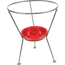 Üzümoğlu 1 Adet Demir Damacana Suluk Altlık Tavuk Kaz Ördek Bıldırcın Güvercin Otomatik Suluk