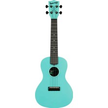 Kala waterman Recycled Concert Ukulele (Aqua Mist - Glow In The Dark)