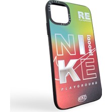 Epro iPhone 11 Uyumlu Nike Tasarım Baskılı Hoparlör Toz Önleyicili Ayna Detaylı Kaliteli Tarz Kılıf