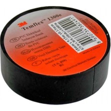 3m Bant Temflex 1300E 18MMX9.15M Siyah