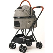 Zampa Bottas Kedi Köpek Arabası Gri LD03T-G 48X80X99