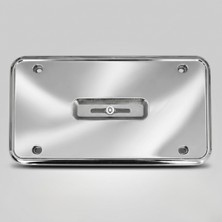 Mega Oto Market Krom Renk Paslanmaz Plastik Hummer Plakalık 31CM x 16CM Tekli 1 Adet