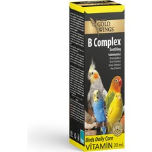 Gold Wings B Complex Vitamin Kuşlar İçin Stres Önleyici 20 ml