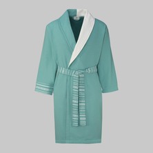 Sarev Rio %100 Pamuk Yeşil Bornoz Large