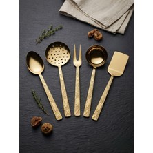 Onon Azur Altın Titanyum 5 Parça Servis Takımı