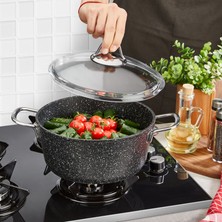 Falez Black Lıne 16 cm Derin Tencere